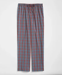 Cotton Broadcloth Tartan Lounge Pants