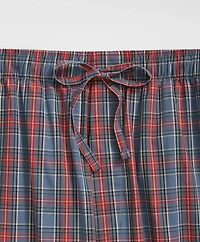 Cotton Broadcloth Tartan Lounge Pants