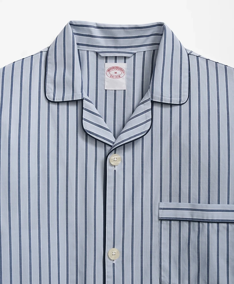Cotton Broadcloth Striped Pajamas