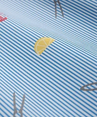 Cotton Broadcloth Lobster Motif Lounge Pants