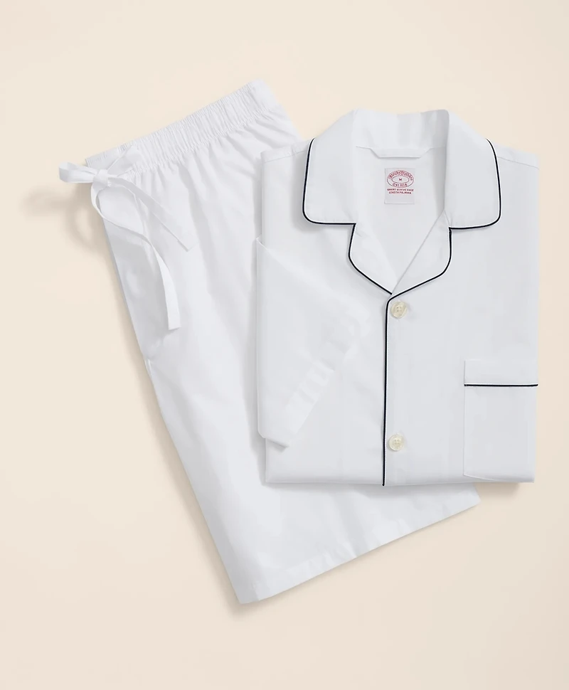 Cotton Broadcloth Short Pajamas