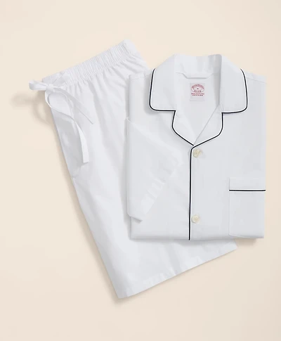 Cotton Broadcloth Short Pajamas