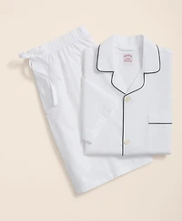 Cotton Broadcloth Short Pajamas