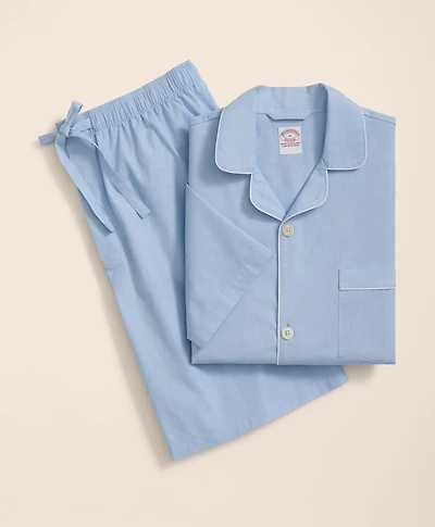 Cotton Broadcloth Short Pajamas