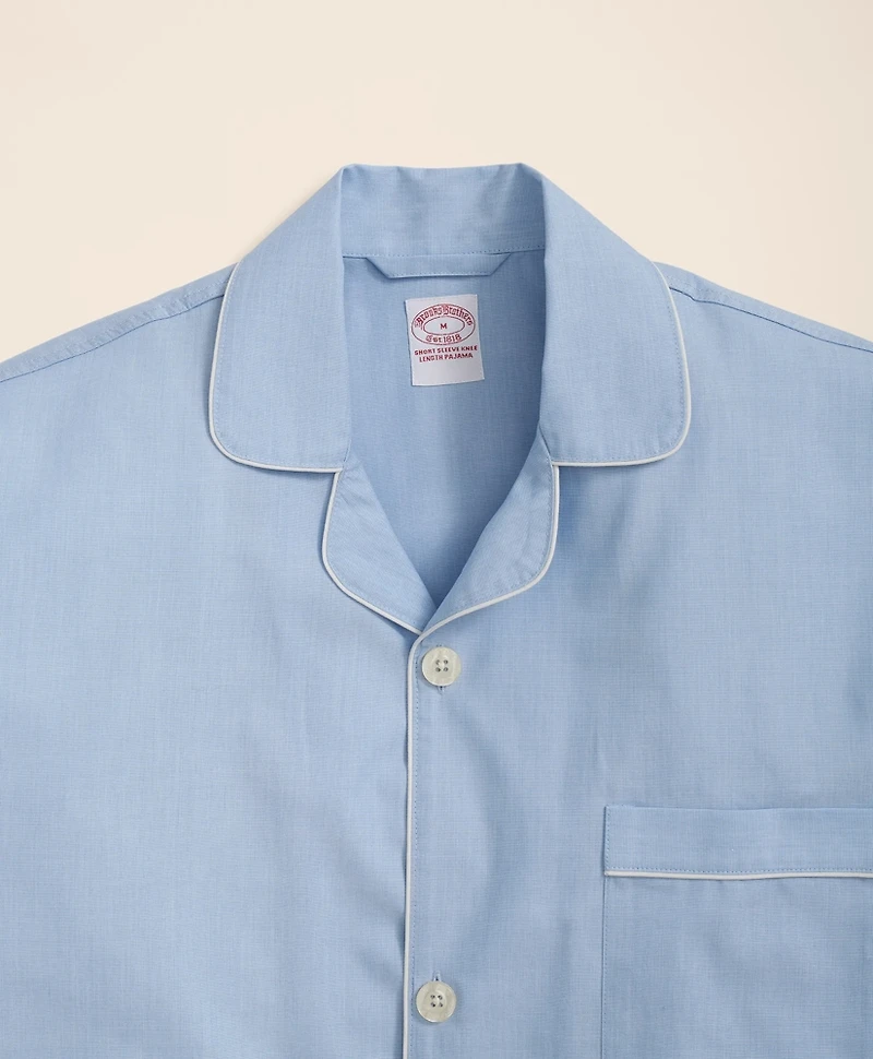 Cotton Broadcloth Short Pajamas