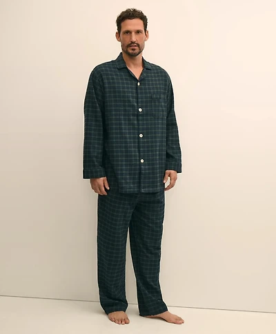 Cotton Broadcloth Tartan Pajamas