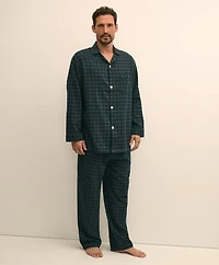 Cotton Broadcloth Tartan Pajamas