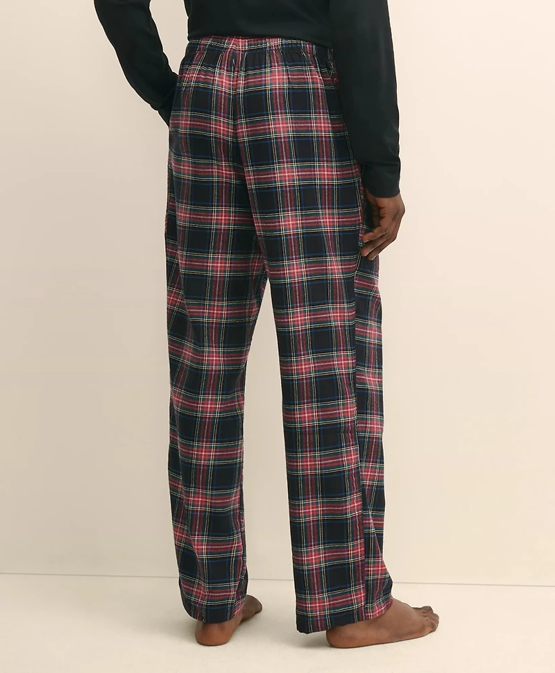 Cotton Flannel Plaid Lounge Pants