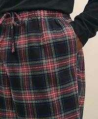 Cotton Flannel Plaid Lounge Pants