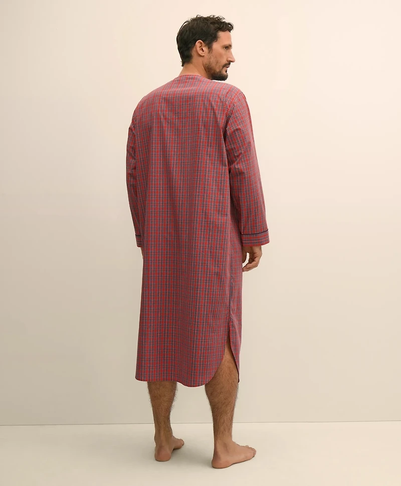 Cotton Broadcloth Royal Stewart Tartan Nightshirt