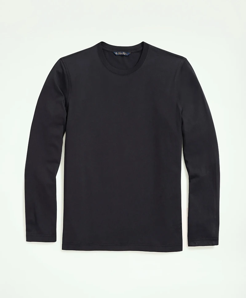 Supima<sup>®</sup> Cotton Long-Sleeve Logo T-Shirt