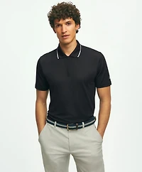 Performance Series Half-Zip Pique Polo Shirt