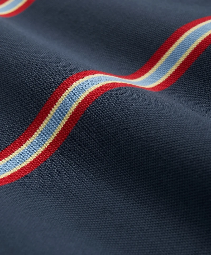 Golden Fleece<sup>®</sup> Multi Striped Long Sleeve Polo Supima<sup>®</sup> Cotton