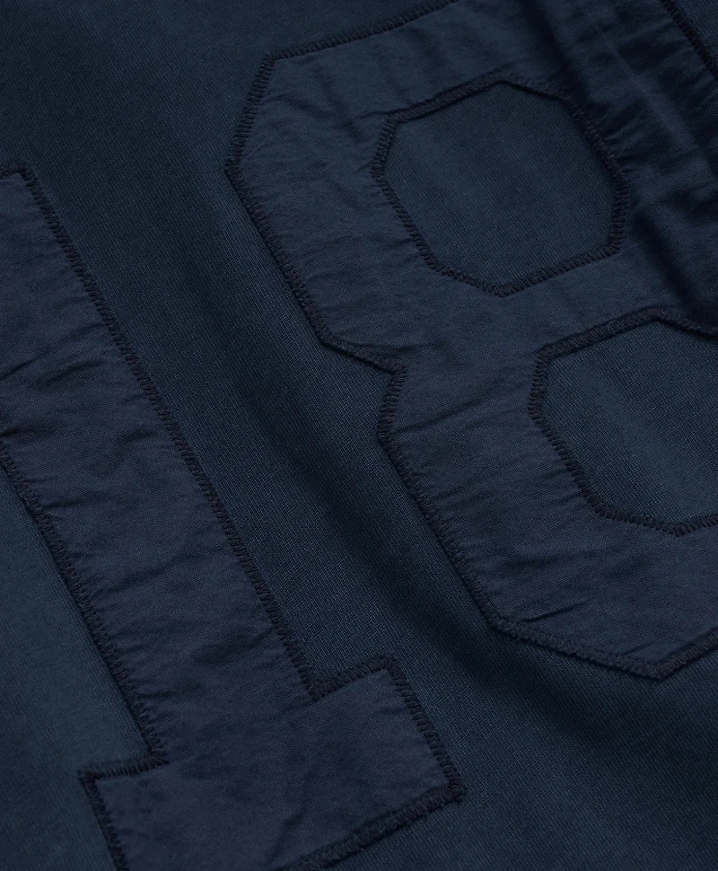 Garment Dyed Cotton Applique Rugby Shirt