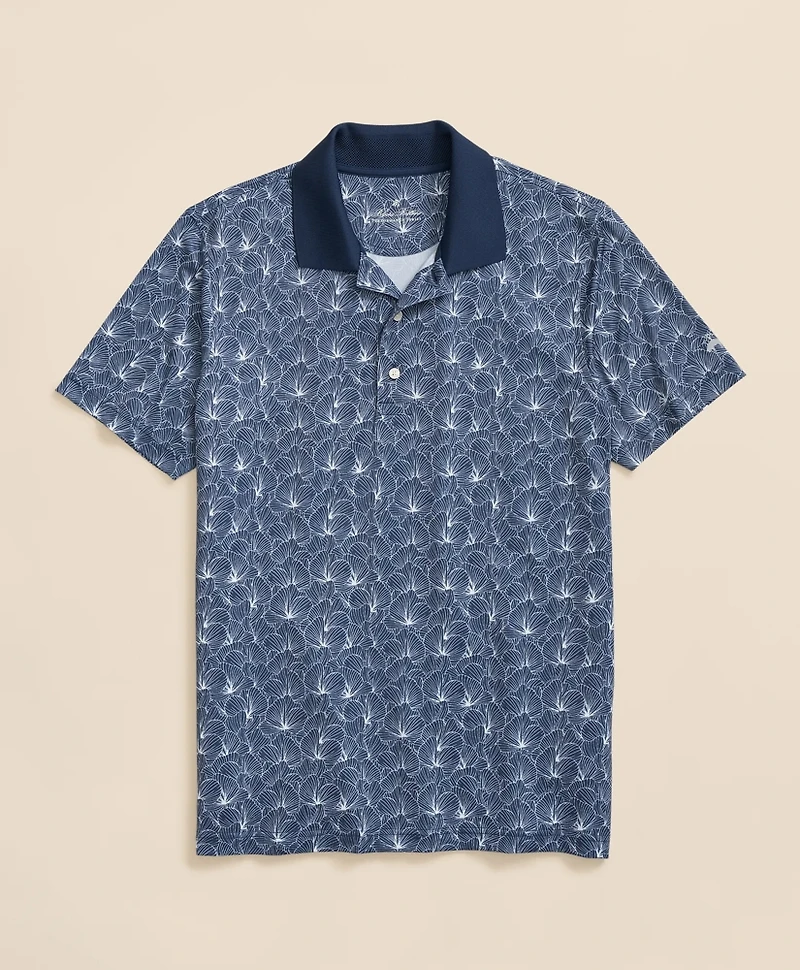 Performance Series Leaf Print Polo Shirt