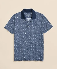 Performance Series Leaf Print Polo Shirt