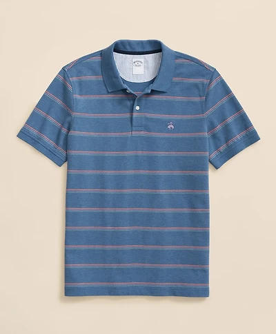 Golden Fleece<sup>®</sup> Stretch Supima<sup>®</sup> Cotton Striped Polo Shirt