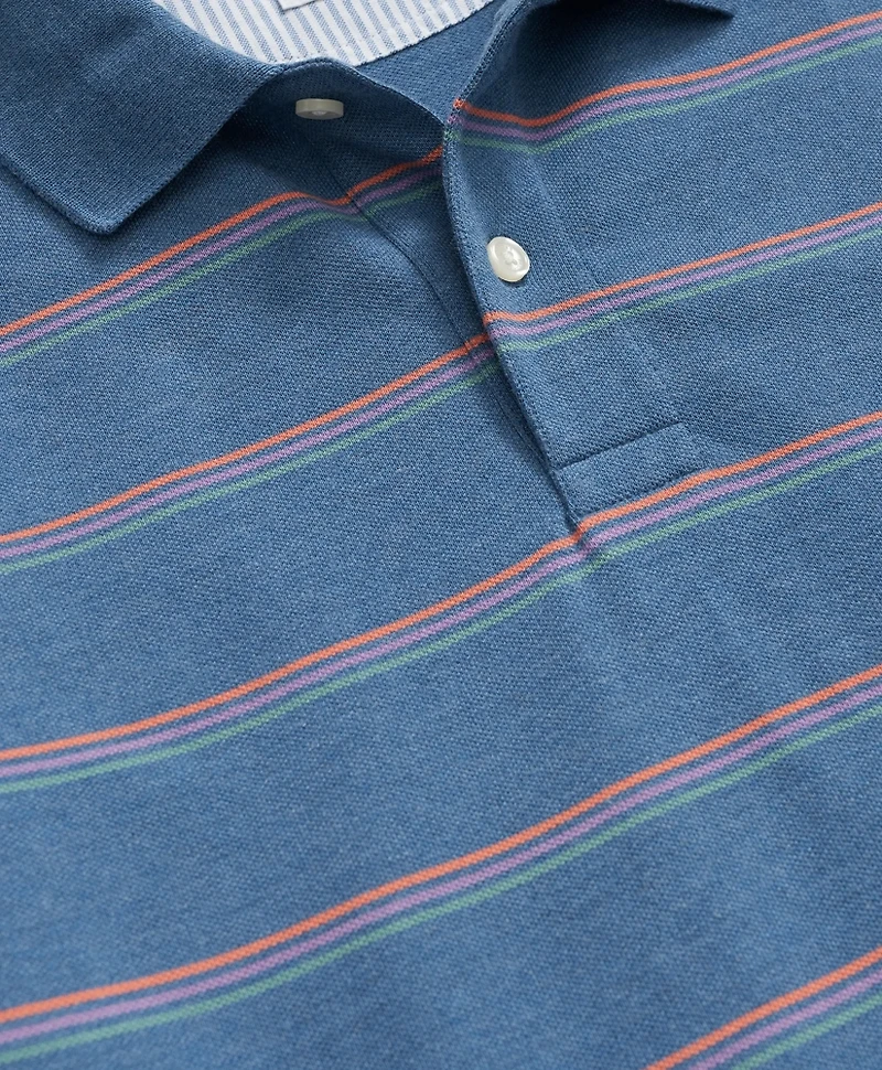 Golden Fleece<sup>®</sup> Stretch Supima<sup>®</sup> Cotton Striped Polo Shirt