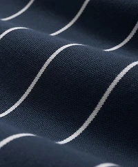 Supima<sup>®</sup> Cotton Johnny Collar Soccer Stripe Polo Shirt