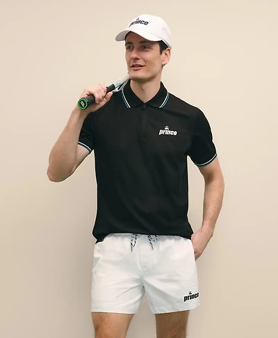 Brooks Brothers X Prince Short-Sleeve Zip Polo Shirt