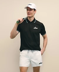 Brooks Brothers X Prince Short-Sleeve Zip Polo Shirt