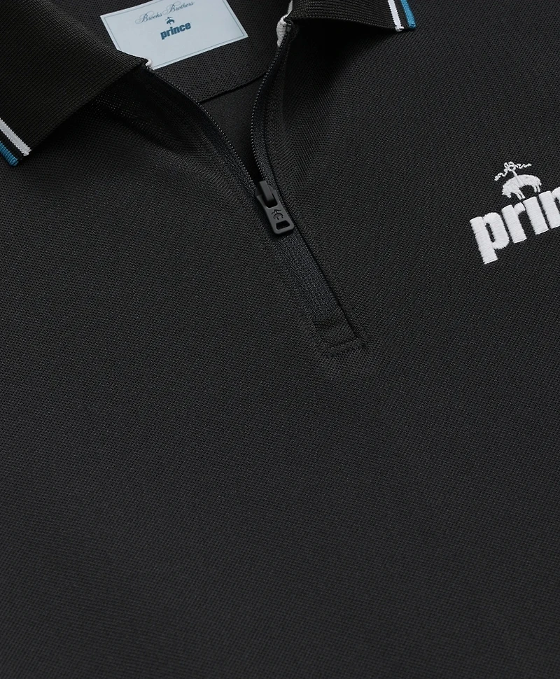 Brooks Brothers X Prince Short-Sleeve Zip Polo Shirt