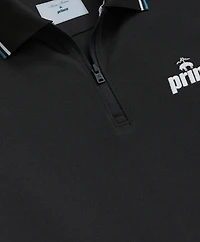 Brooks Brothers X Prince Short-Sleeve Zip Polo Shirt