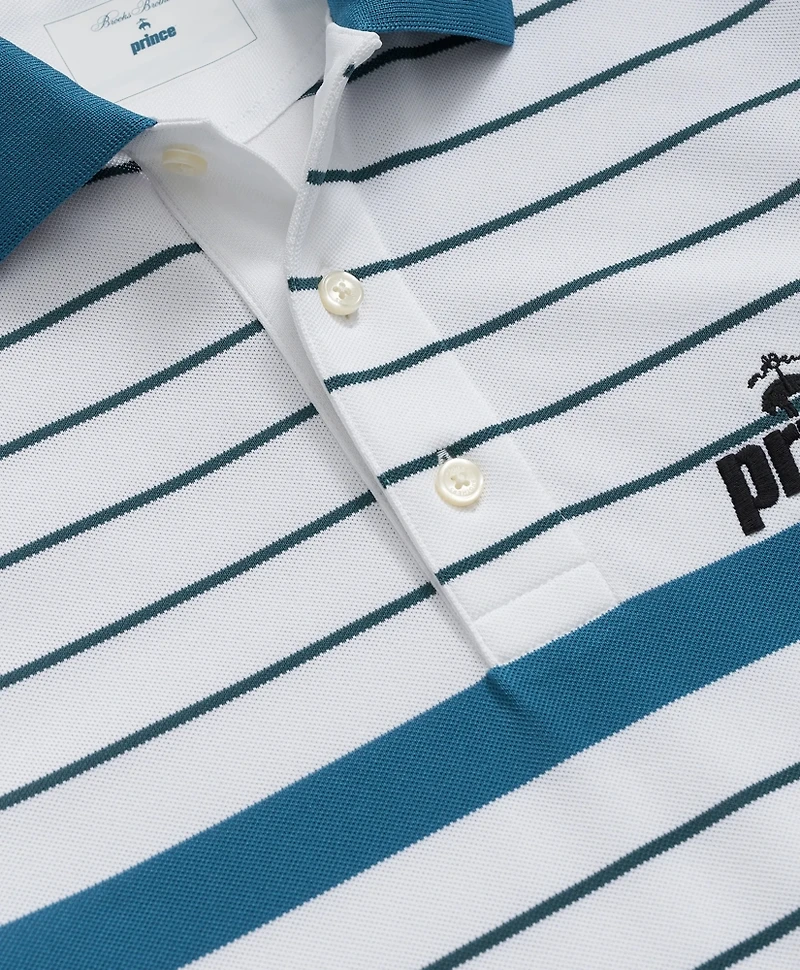 Brooks Brothers X Prince Short-Sleeve Striped Pique Polo
