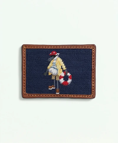 Smathers & Branson Cotton Needlepoint Henry Card Case