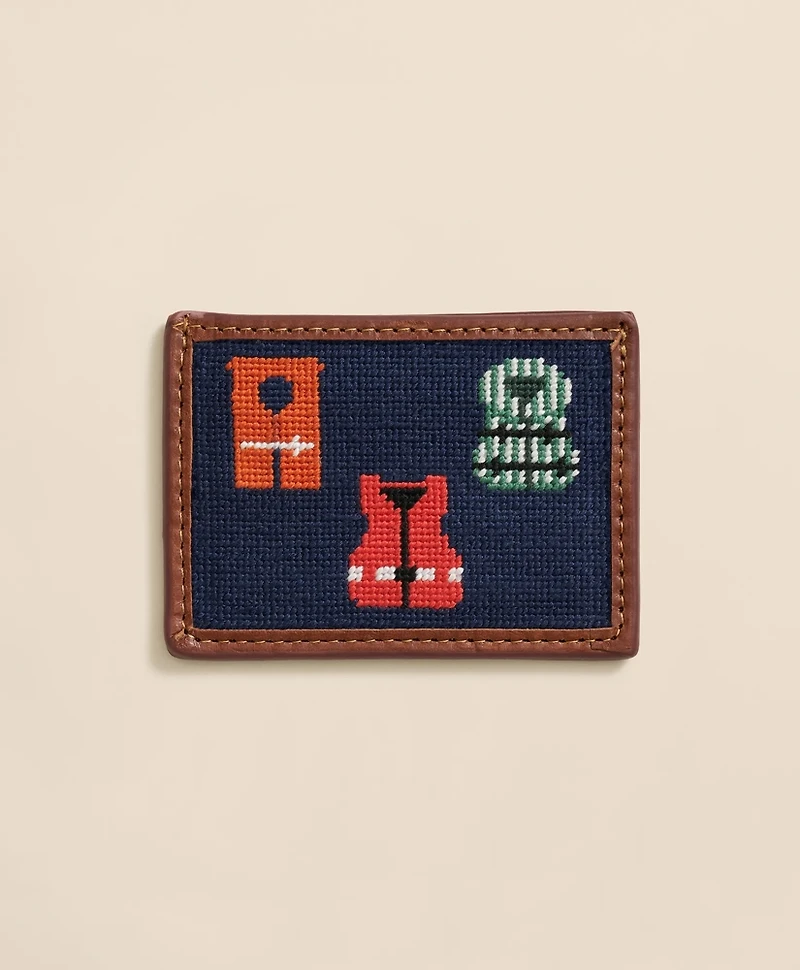 Smathers & Branson Needlepoint Life Vest Card Case