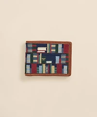Smathers & Branson Needlepoint Bookshelf Wallet