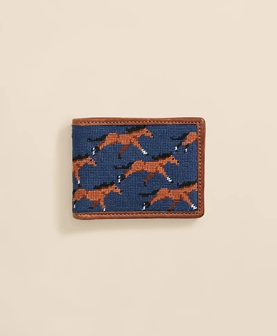 Smathers & Branson Needlepoint Horse Wallet