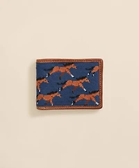 Smathers & Branson Needlepoint Horse Wallet