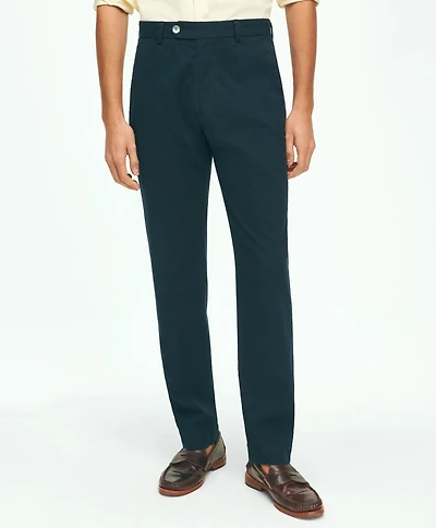 Regular Fit Cotton Seersucker Pants