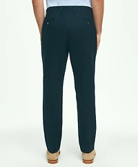 Slim Fit Cotton Seersucker Pants