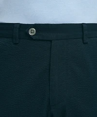 Slim Fit Cotton Seersucker Pants