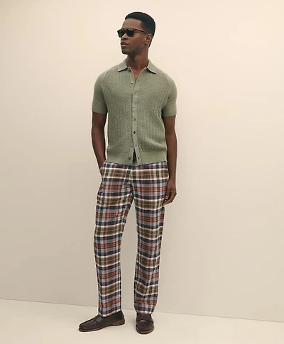 Cotton Madras Pants