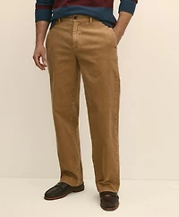 Cotton Relaxed Garment Dyed Corduroy Chino Pants