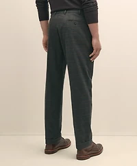 Cotton Pleated Side-Tab Chino