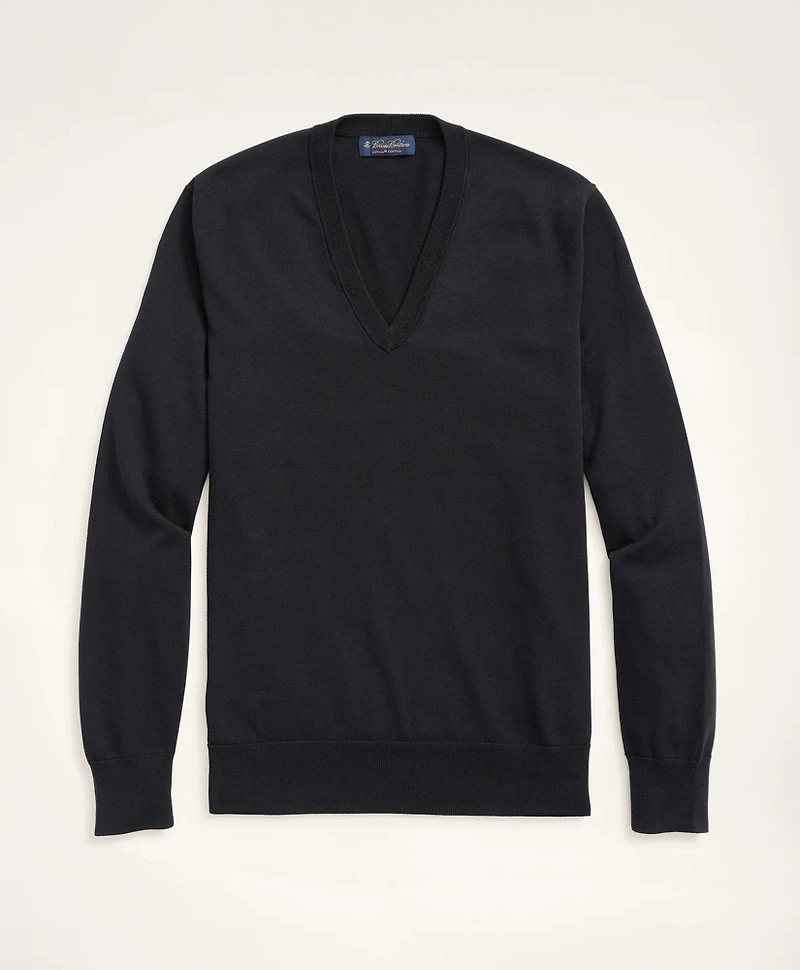Supima<sup>®</sup> Cotton V-Neck Sweater