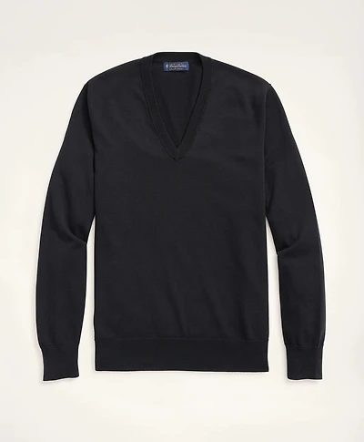 Supima<sup>®</sup> Cotton V-Neck Sweater