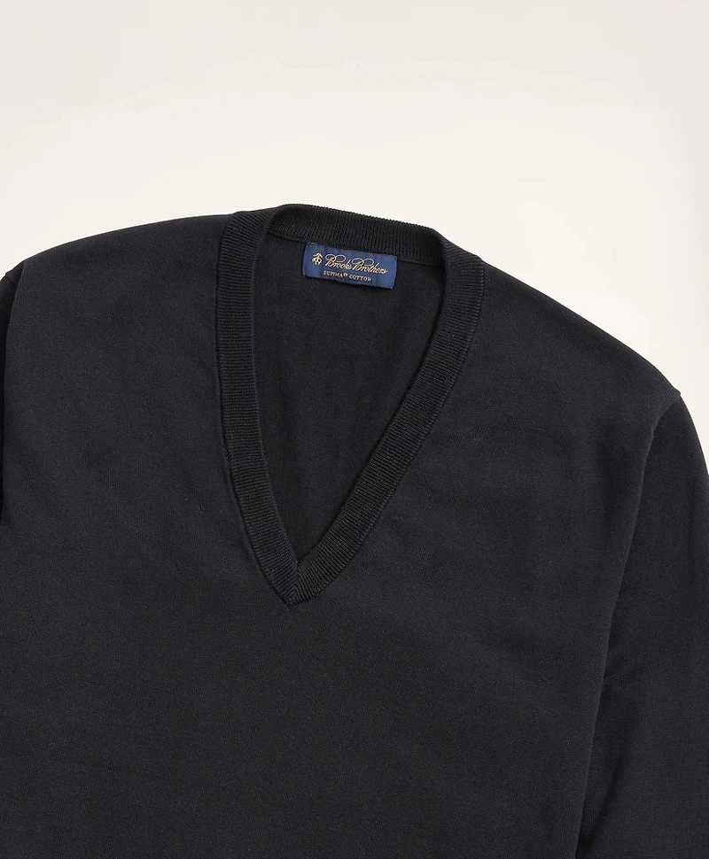 Supima<sup>®</sup> Cotton V-Neck Sweater