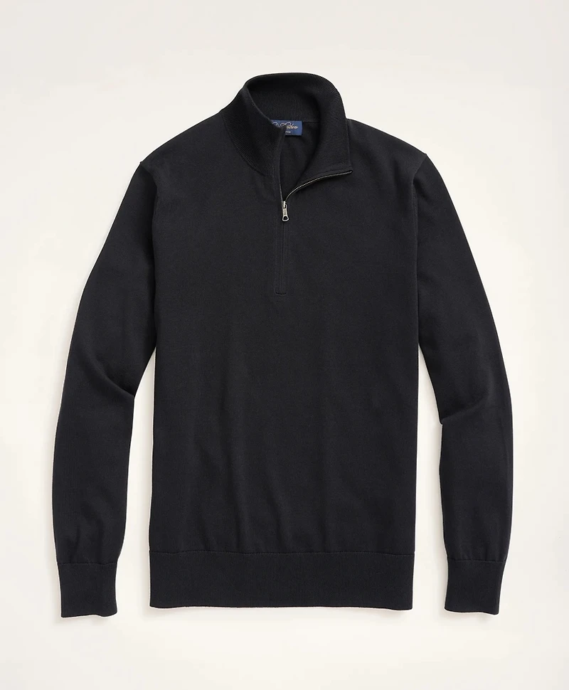 Supima<sup>®</sup> Cotton Half-Zip Sweater