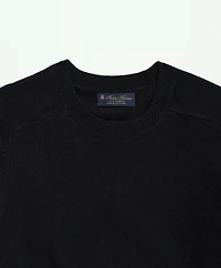 3-Ply Cashmere Crewneck Saddle Shoulder Sweater