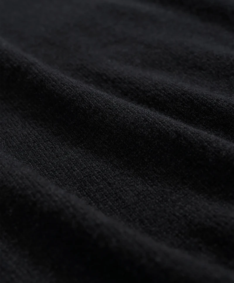 3-Ply Cashmere Crewneck Saddle Shoulder Sweater