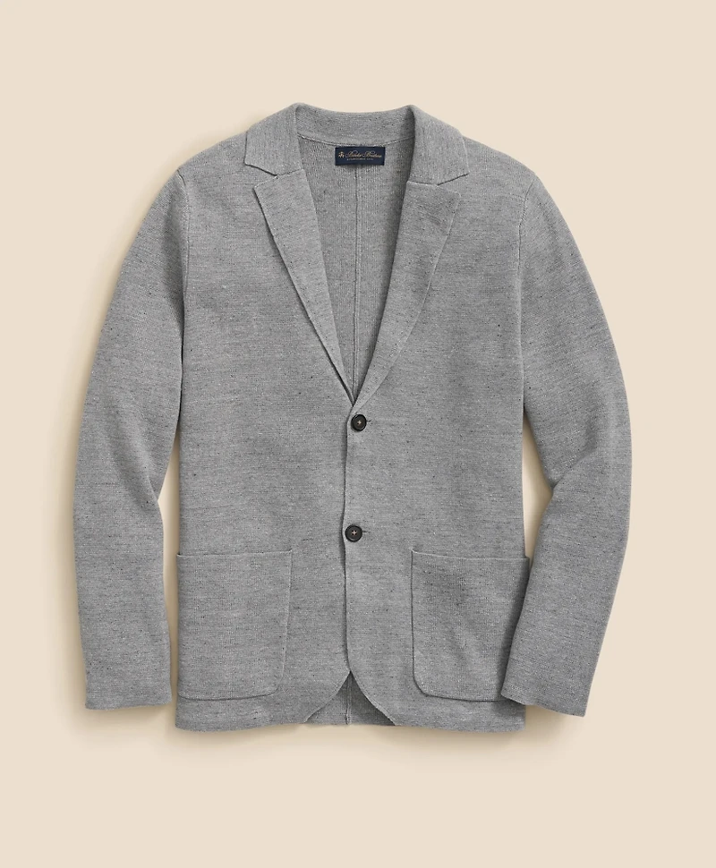 Sweater Blazer Linen-Cotton Blend