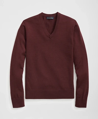 Fine Merino Wool V-Neck Sweater