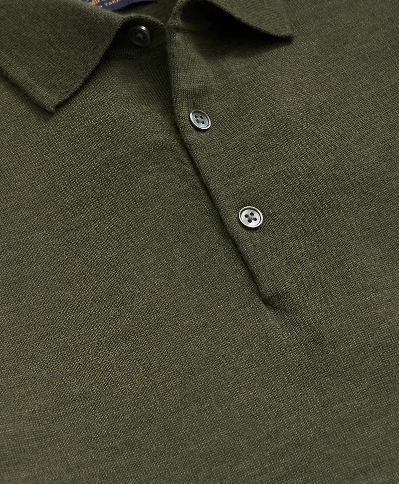 Fine Merino Wool Sweater Polo