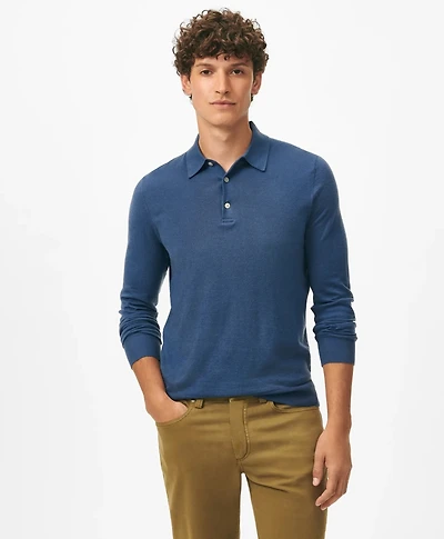 Luxe Polo Sweater Cotton-Cashmere
