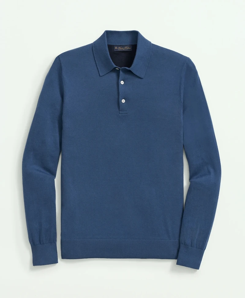 Luxe Polo Sweater Cotton-Cashmere